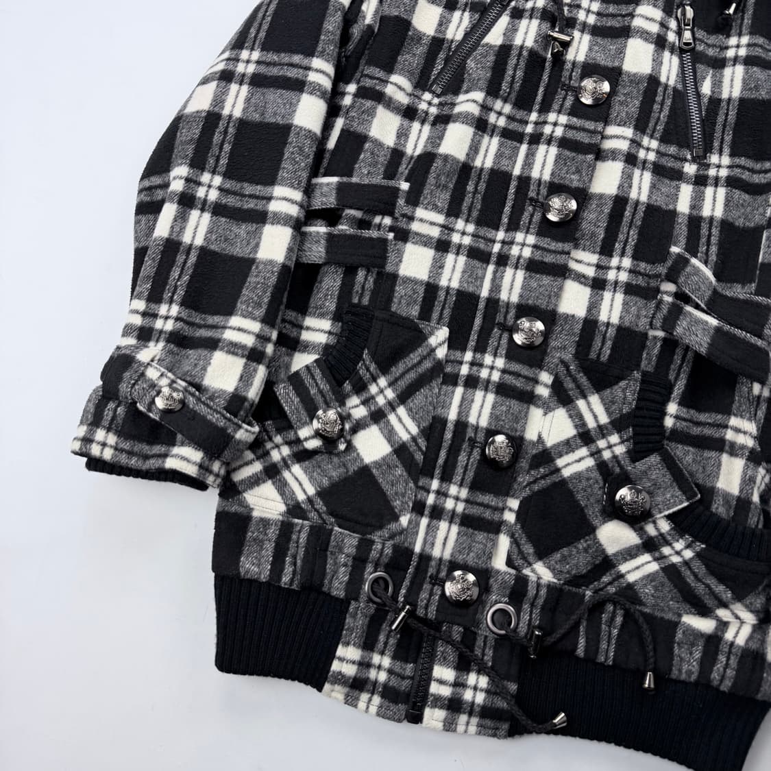 일본빈티지 y2k 갸루st 후드코트 상품이미지4