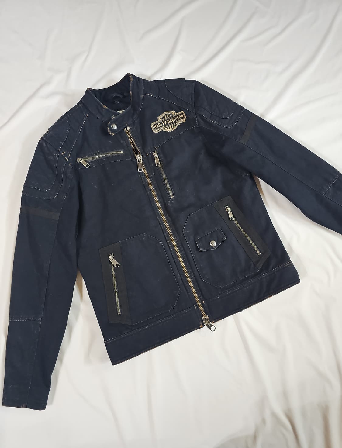 [s] 할리데이비슨 블랙 워싱 자켓 상품이미지1