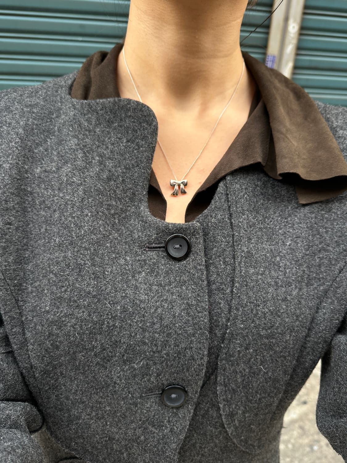 Tiffany & Co Ribbon 925Silver Necklace🎀 상품이미지7