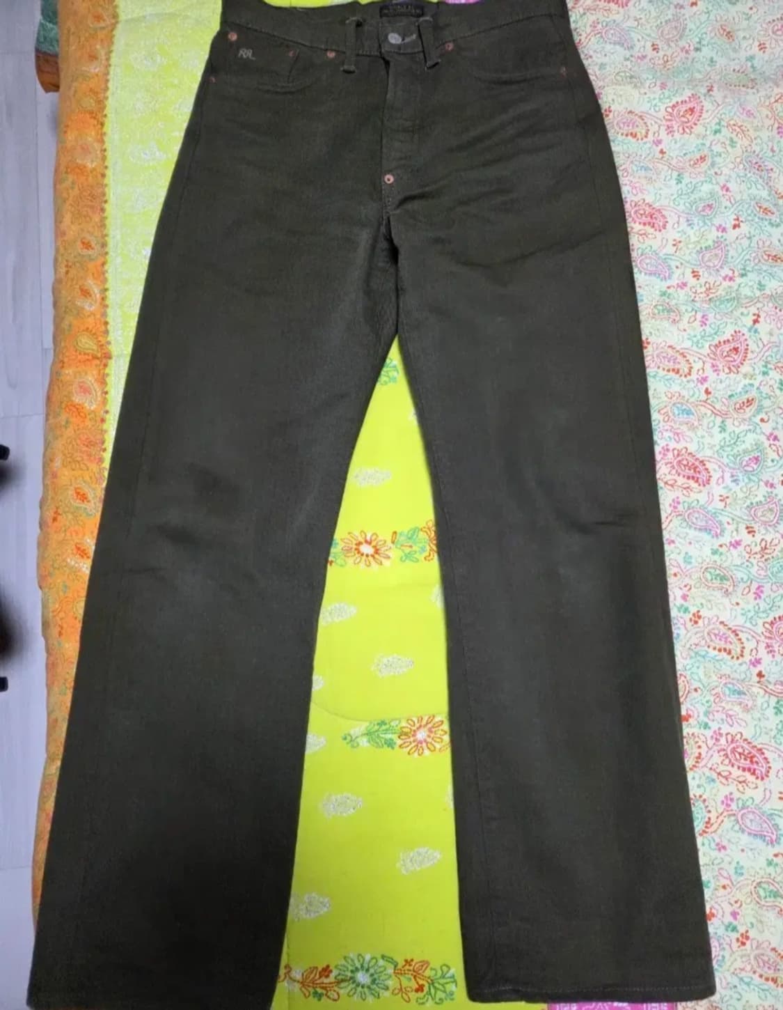 [30x32] RRL 더블알엘 빈티지 5포켓 리미티드 에디션 올리브 상품이미지1