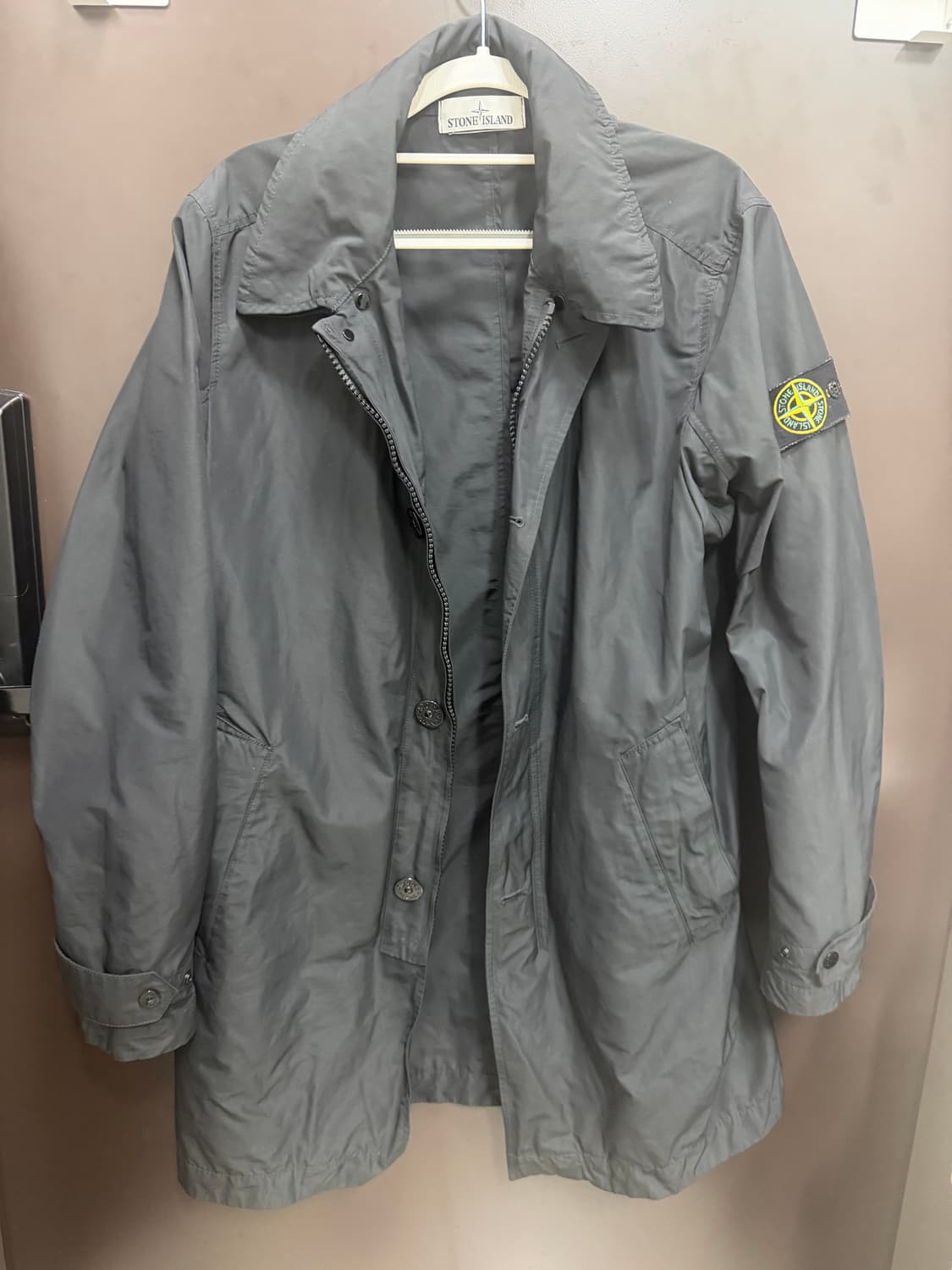 스톤아일랜드 마이크로 랩스 롱자켓 코트 m 상품이미지1