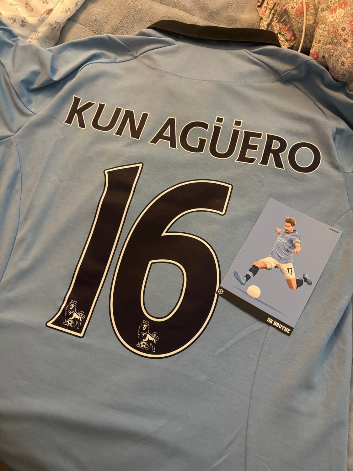 UMBRO 맨시티 12/13 레플리카 HOME #16 KUN AGUERO 상품이미지1