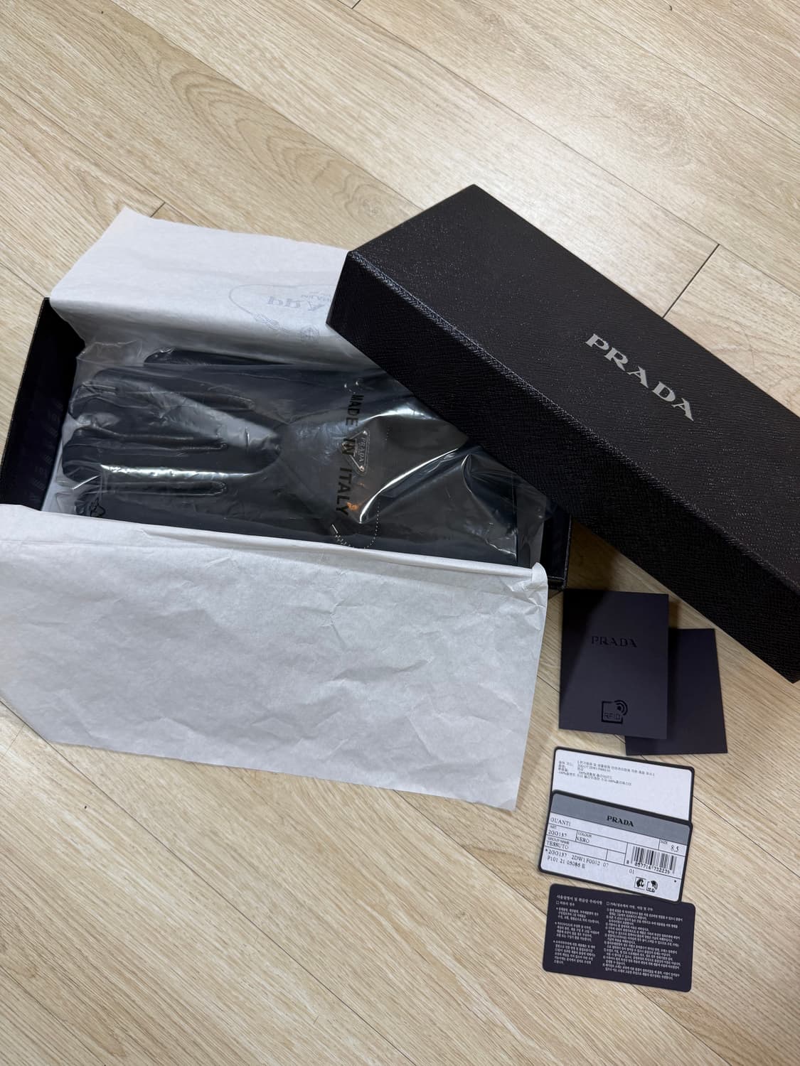 프라다 남성 장갑 (정품 새상품, 풀박스,보증서) 상품이미지7