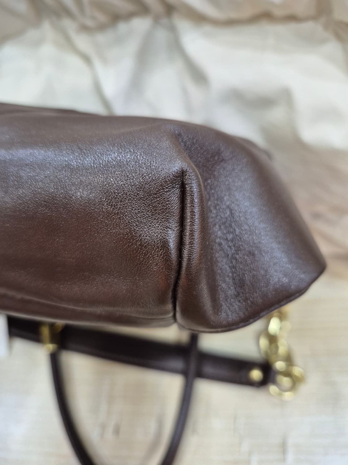 코치 브라운 가죽 토트백 15339 상품이미지7