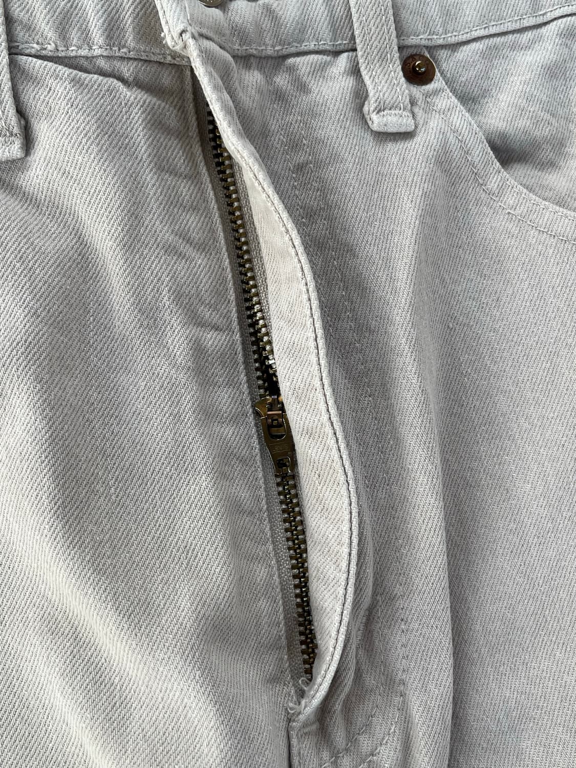 90s 빈티지 리바이스 509 데님 팬츠 베이지 상품이미지9