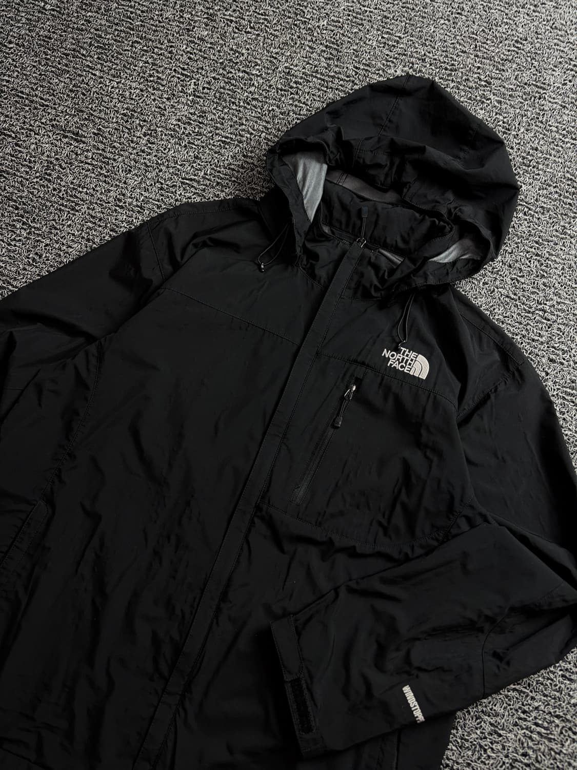 노스페이스 윈드스토퍼 블랙 나일론 경량 바람막이 1456 상품이미지1