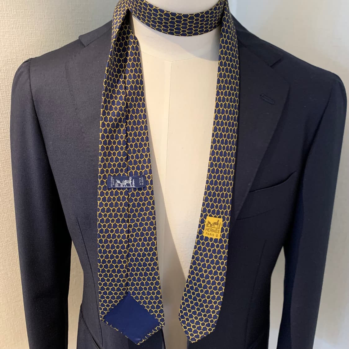 에르메스(HERMES) 프랑스 100실크 명품넥타이 A등급 상품이미지2
