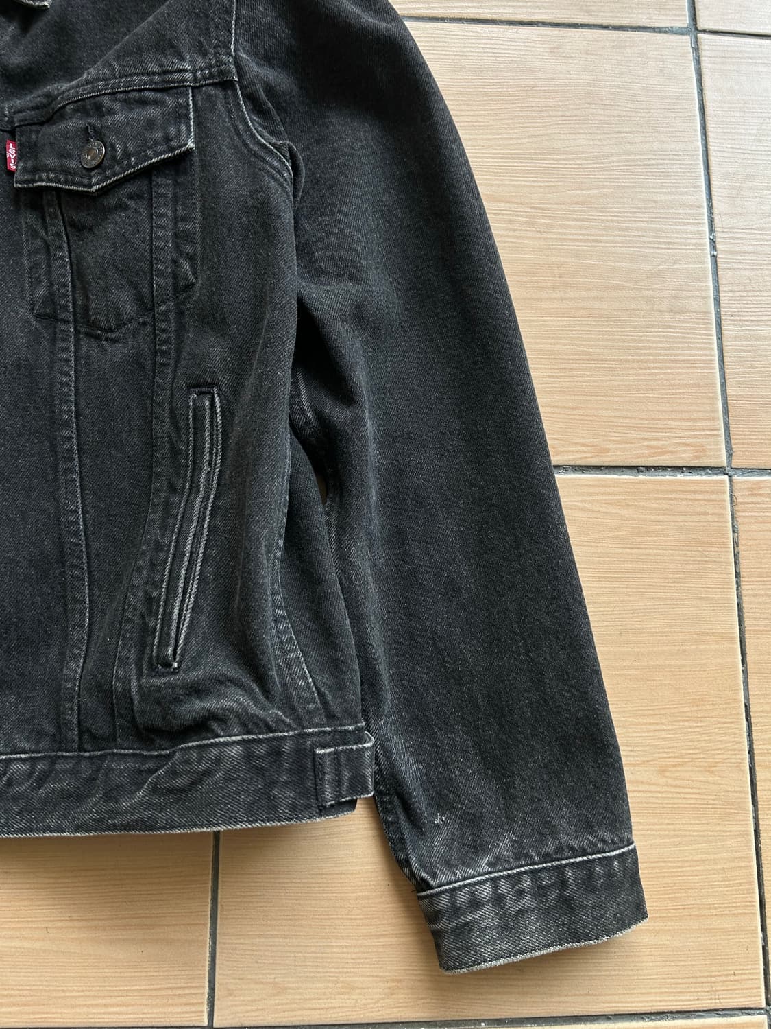 90‘s 리바이스 70506 블랙 트러커자켓 상품이미지3