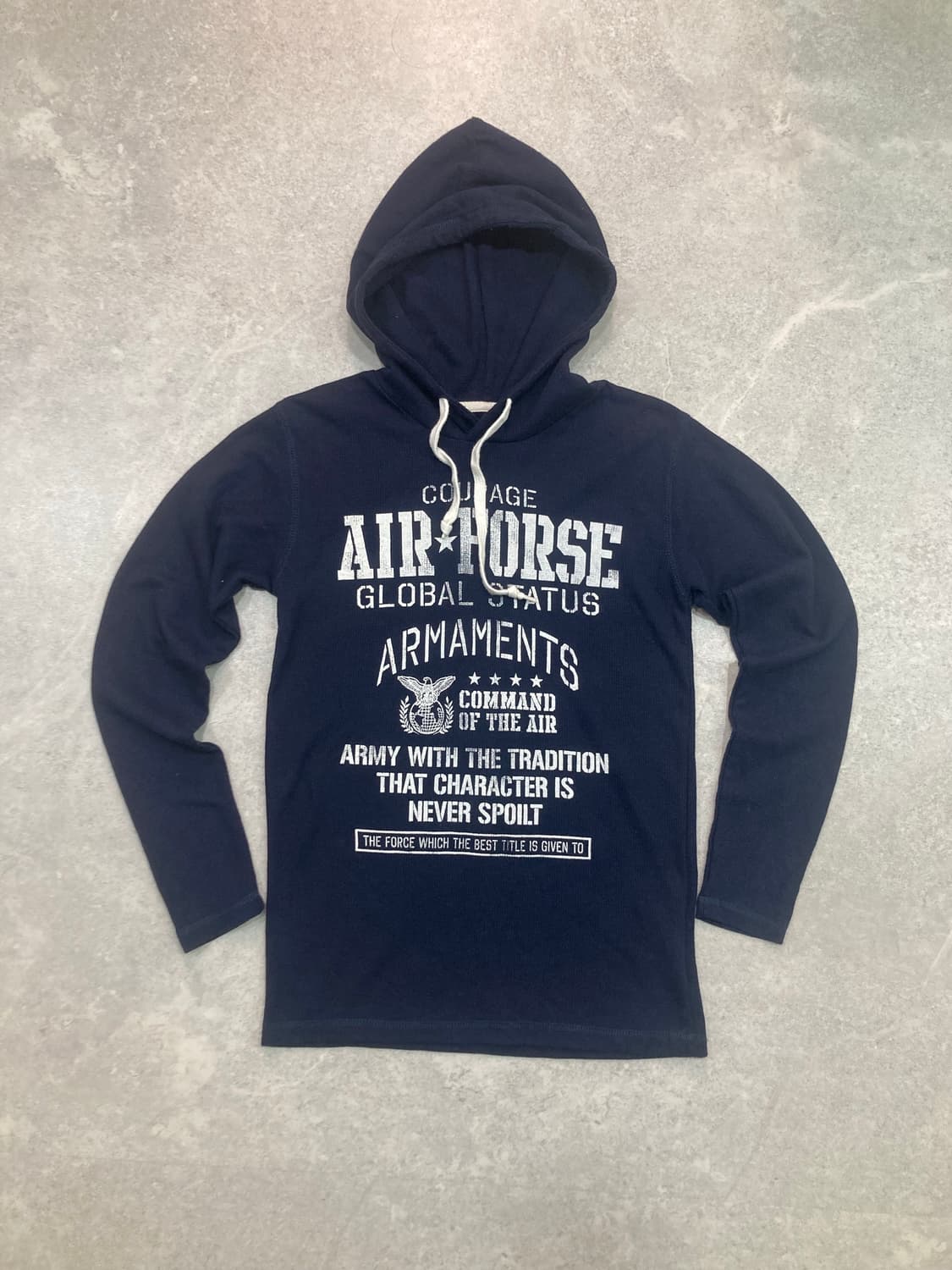 일본 빈티지 와플 후드 티셔츠 상품이미지1