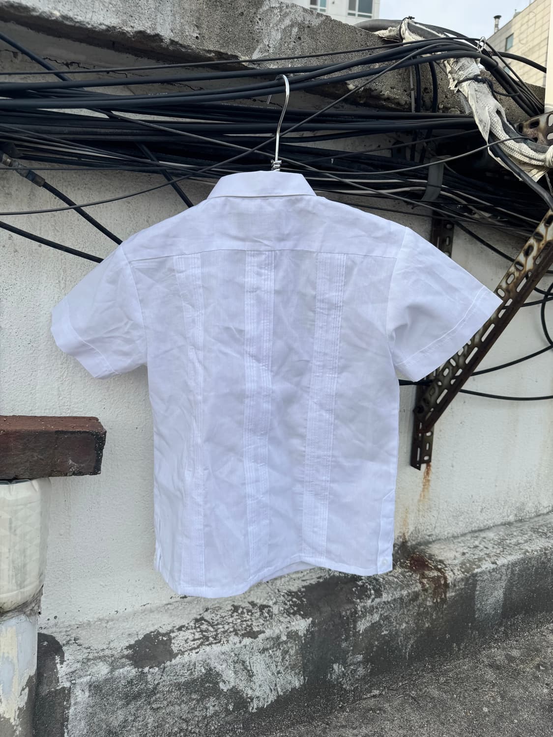 Crop white shirt 상품이미지4