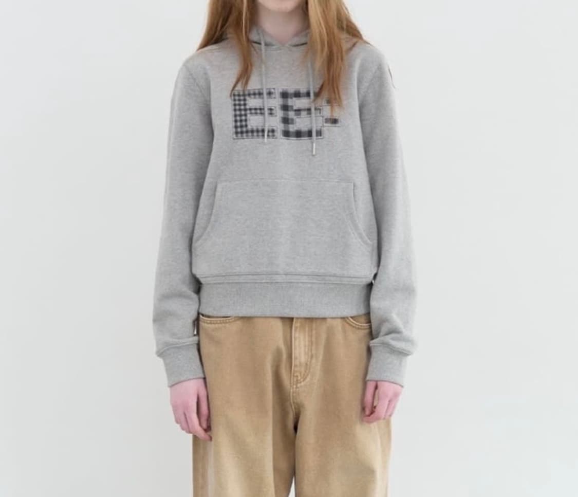 엔조블루스 픽셀 로고 후디 상품이미지1