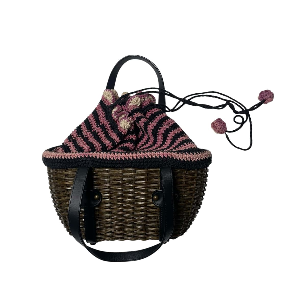 Sonia rykiel 라탄 니트 백 상품이미지2