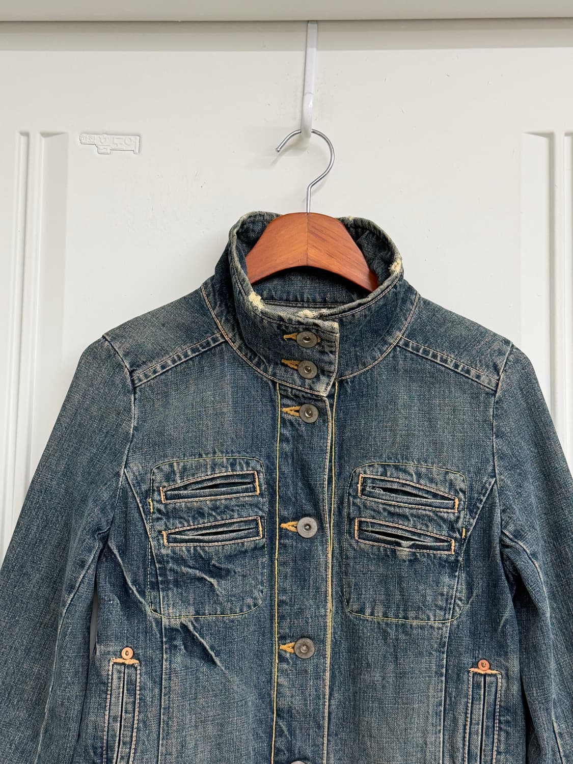 일본빈티지 블루블루 빈티지 데님자켓 상품이미지5