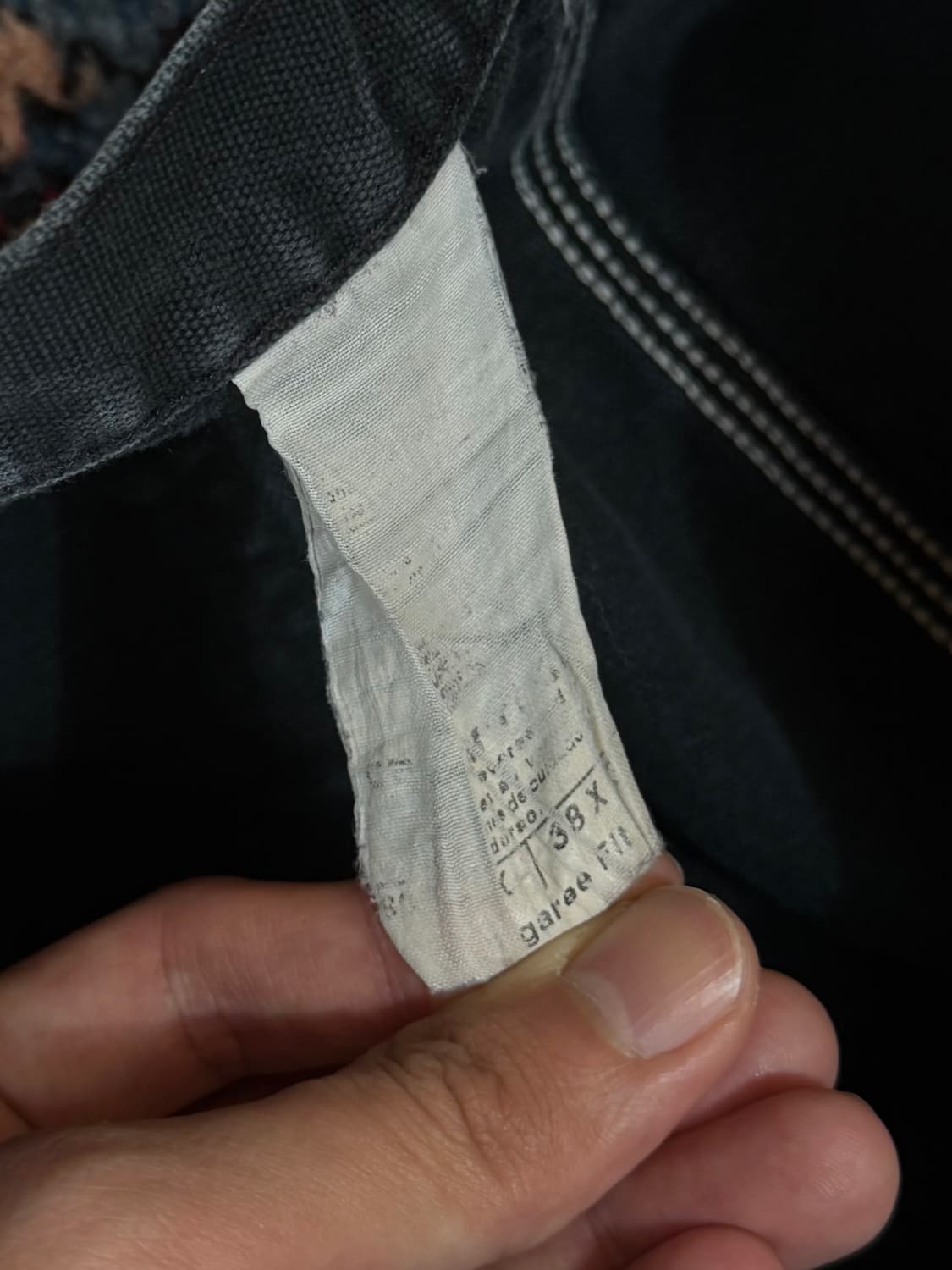 OG USA Made 칼하트 B01 더블니 팬츠 칼하트 썩블니 상품이미지10