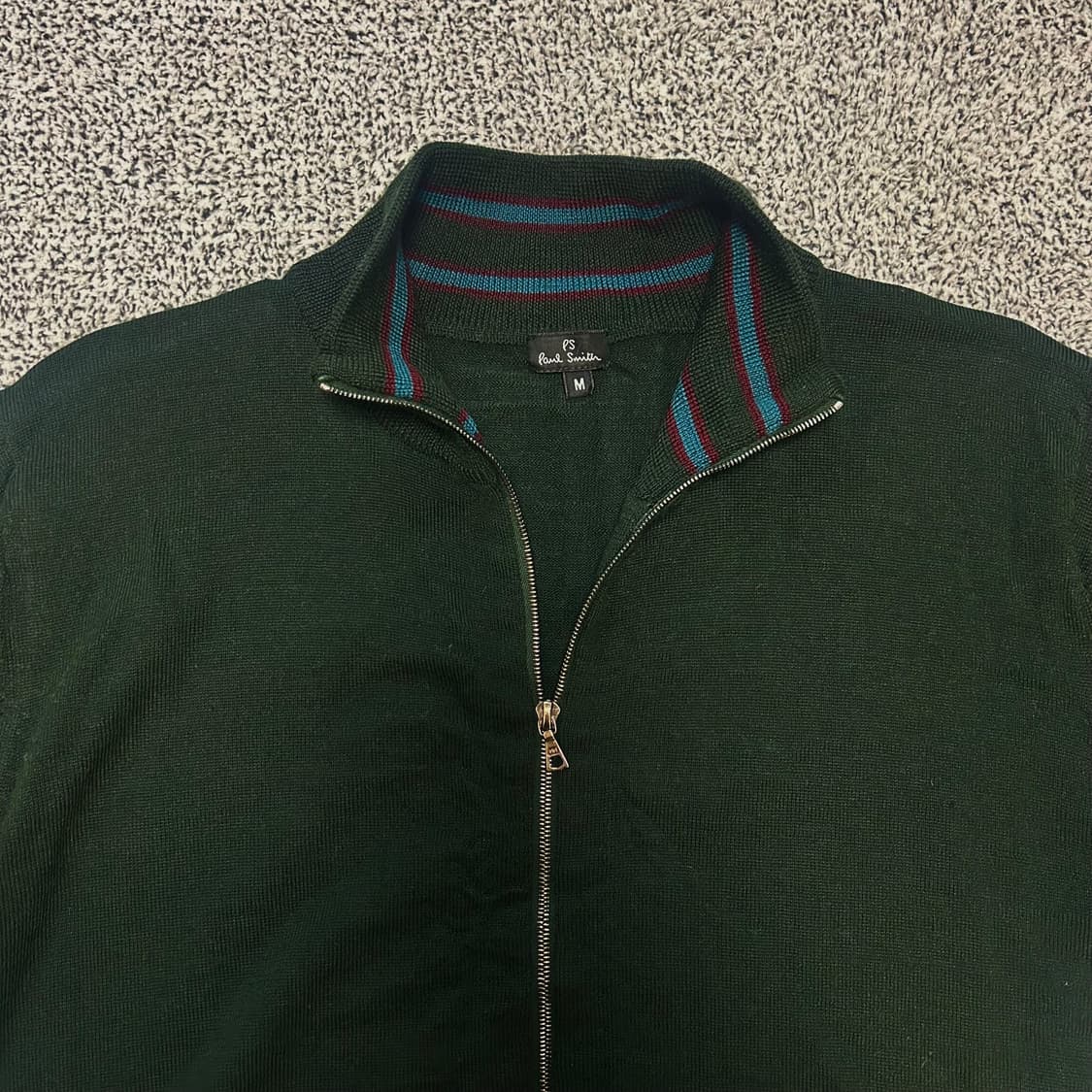 Paul Smith Deep Green Knit Zip-up 상품이미지3