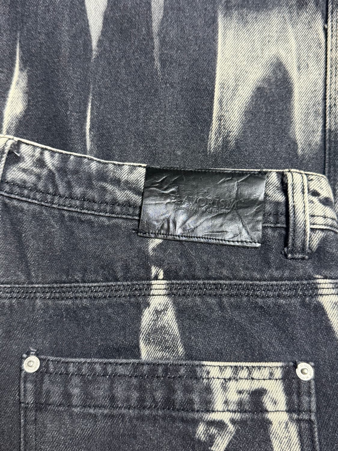 플레이버리즘 타이다이 카펜터 데님 팬츠 XL 상품이미지5