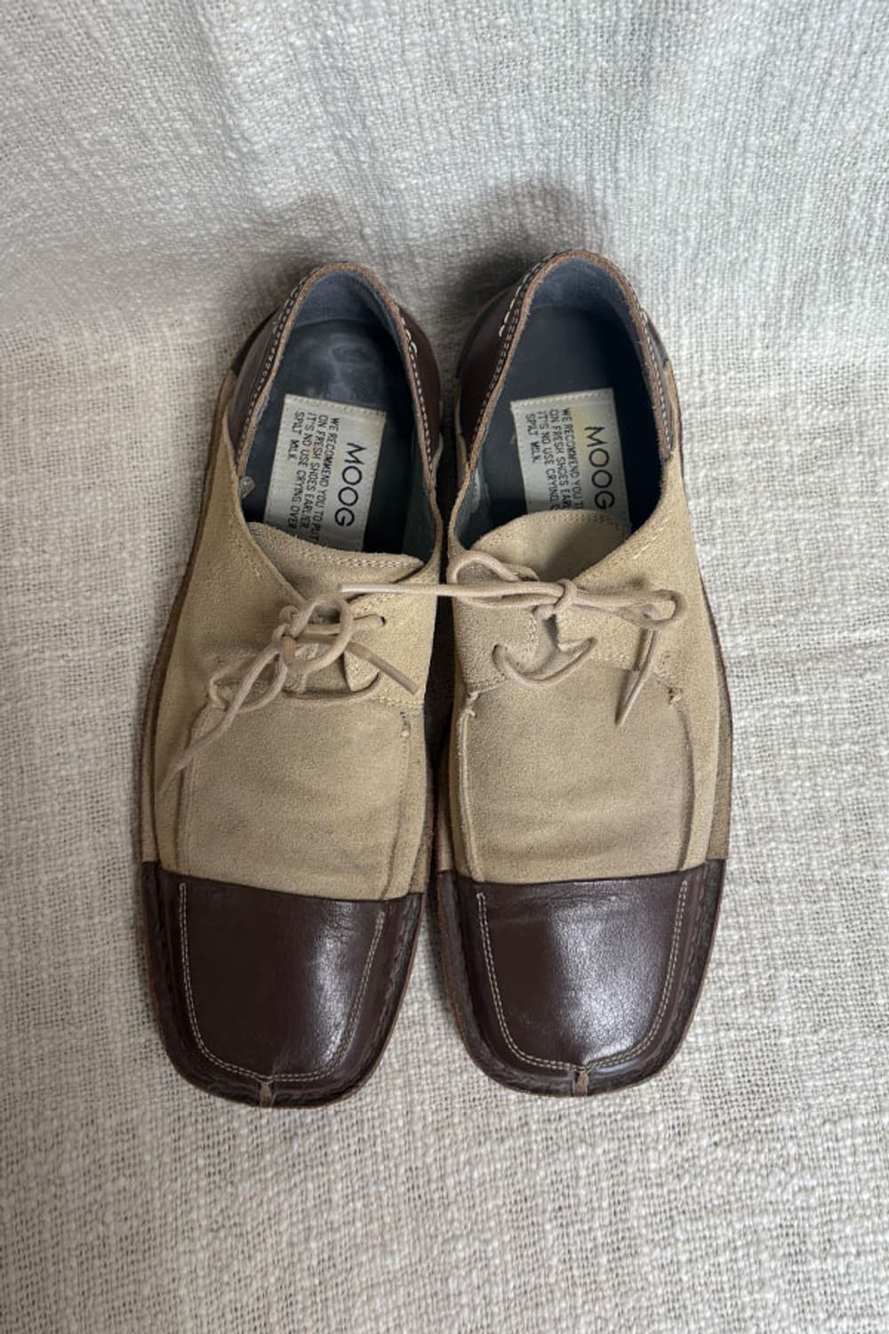 Leather & Suede Two-Tone Derby Shoes 상품이미지8