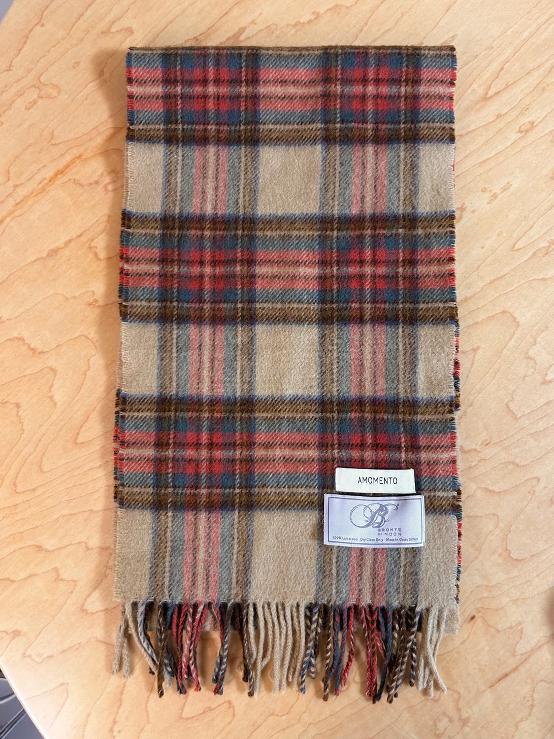 아모멘토 체크 머플러  상품이미지1