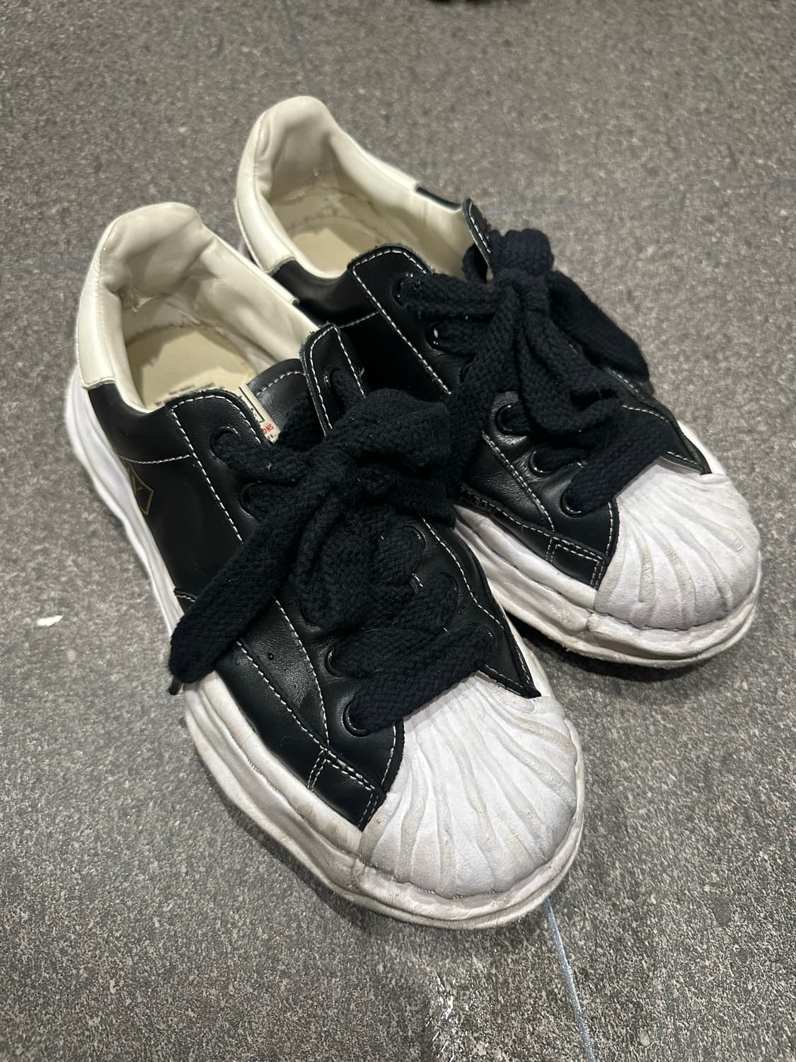 미하라 야스히로 블레이키 레더 스니커즈 42 상품이미지1