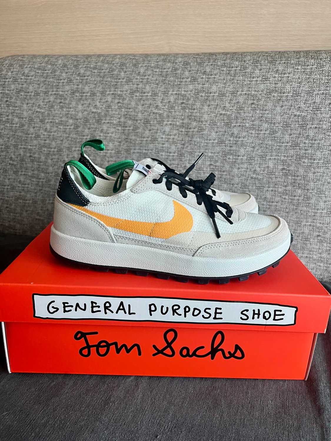 250) 정품 새상품 나이키X톰삭스 제너럴 퍼포즈 슈파인 그린 상품이미지2