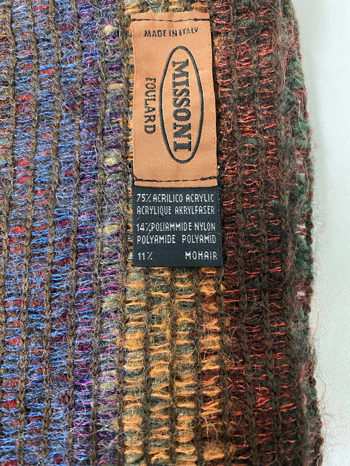미쏘니 MISSONI 아크릴 모헤어 머플러 상품이미지5