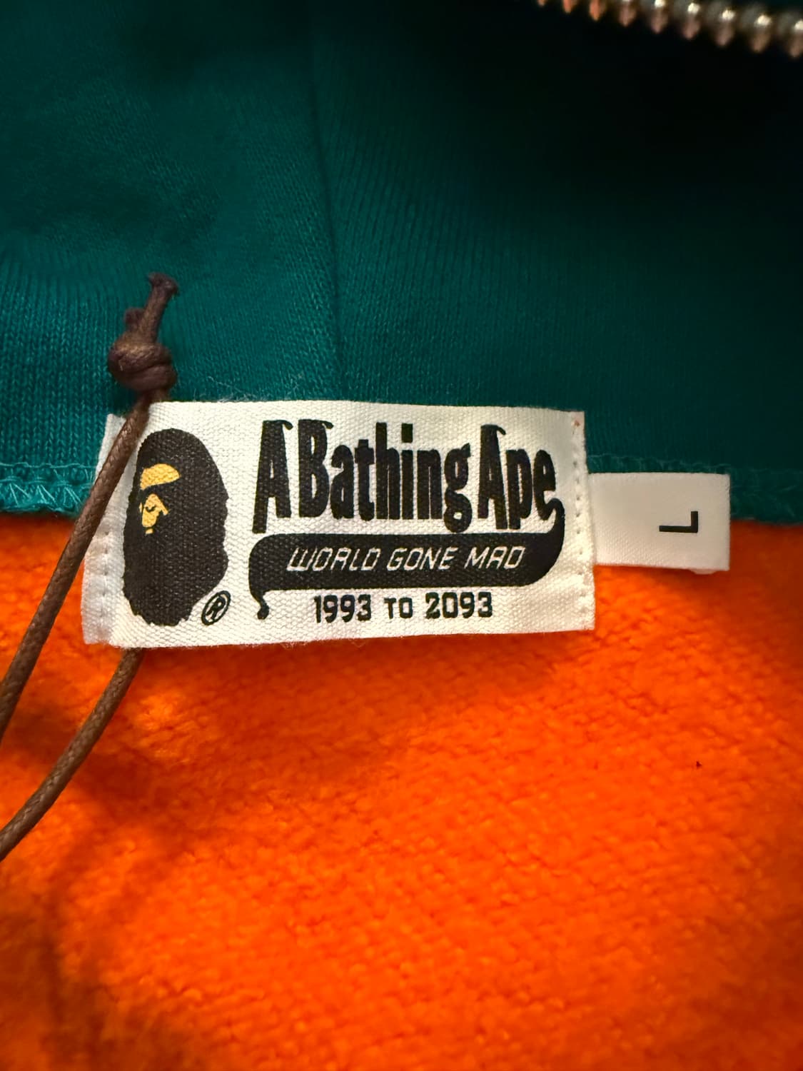 BAPE 샤크 풀집업 후드 / 새상품 태그O / 희귀 컬러 / L 상품이미지4