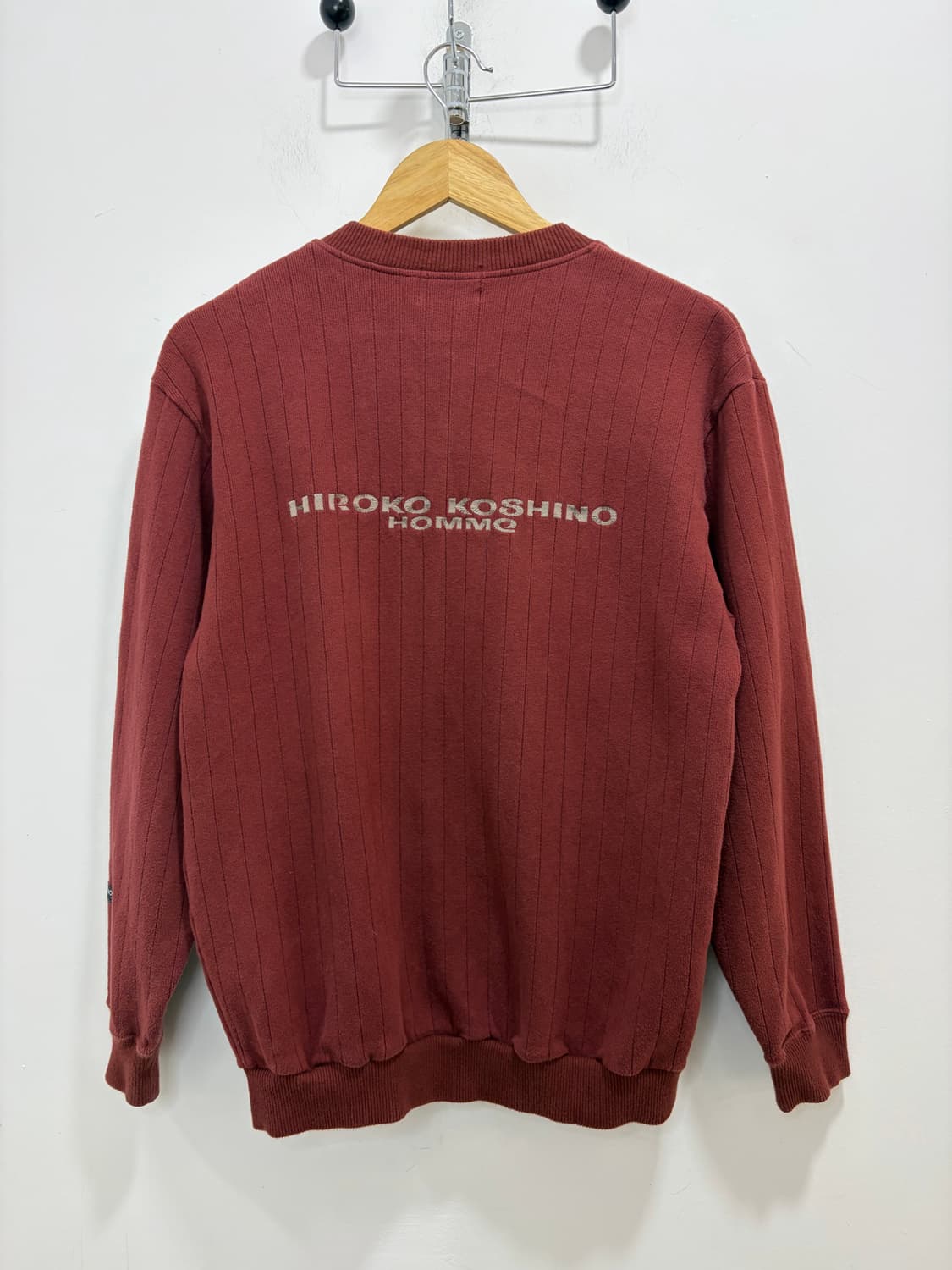 히로코 코시노 옴므 버건디 코튼 자켓 상품이미지7