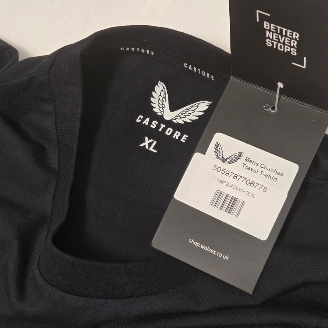 (새상품/XL)울버햄튼 반팔 티셔츠 캐스토어 황희찬 축구 상품이미지3