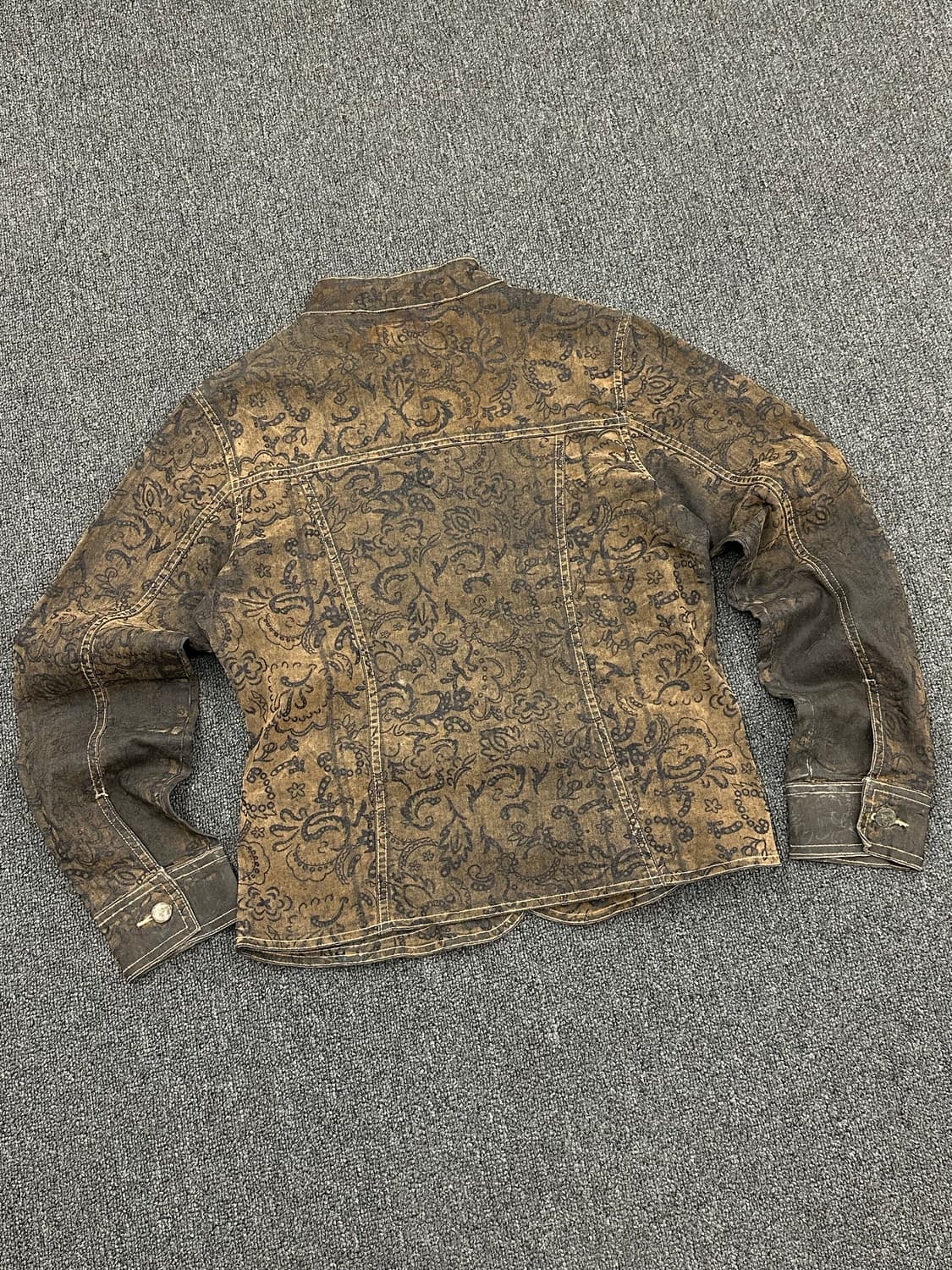 M)Lois 빈티지 패턴 여성 데님 자켓 상품이미지4