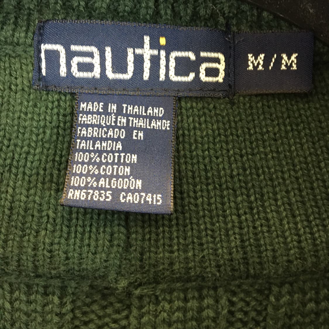 노티카 90s 국내판 크리켓 케이블니트 100 상품이미지5