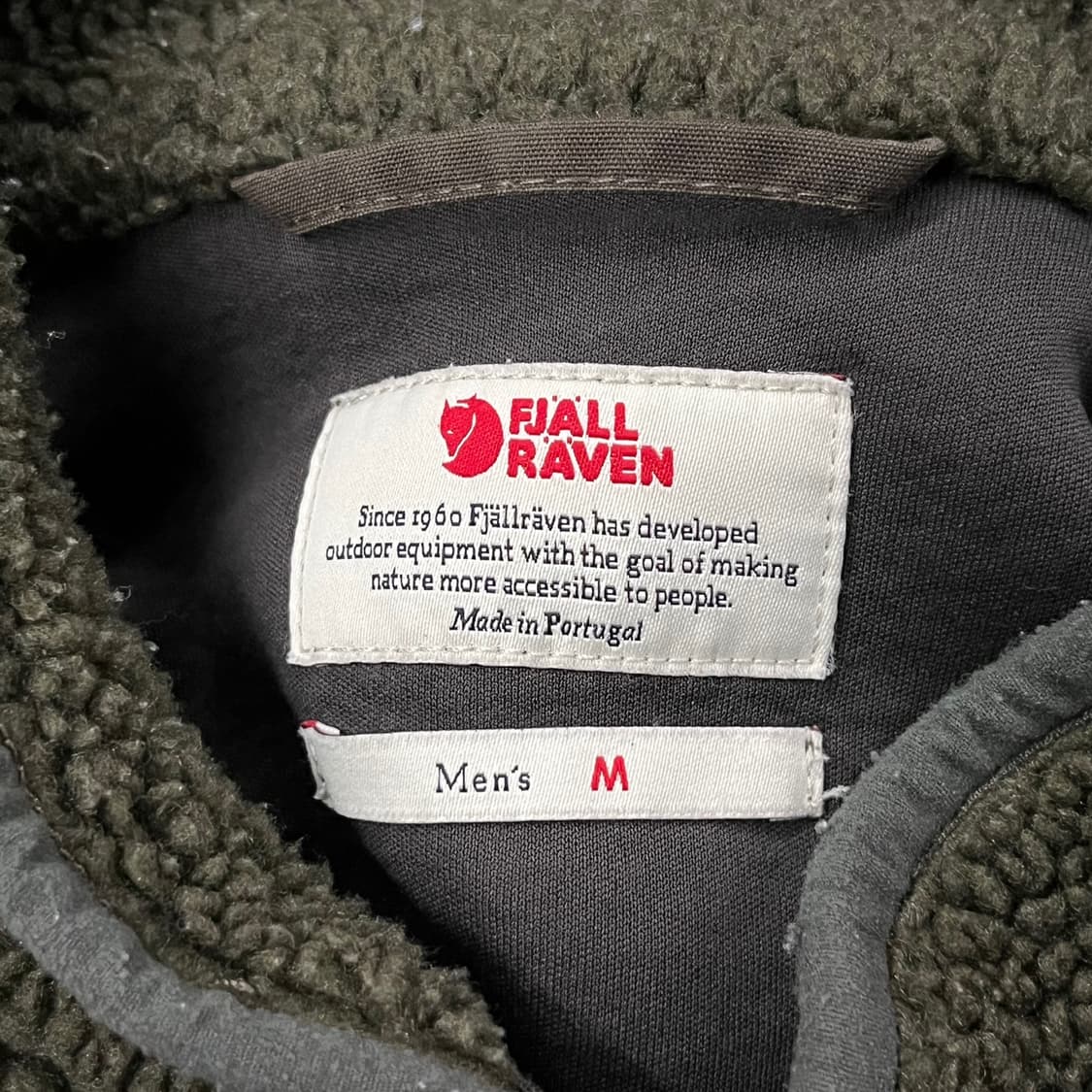 [정품/M] 피엘라벤 플리스 자켓 다크올리브 b10 상품이미지5