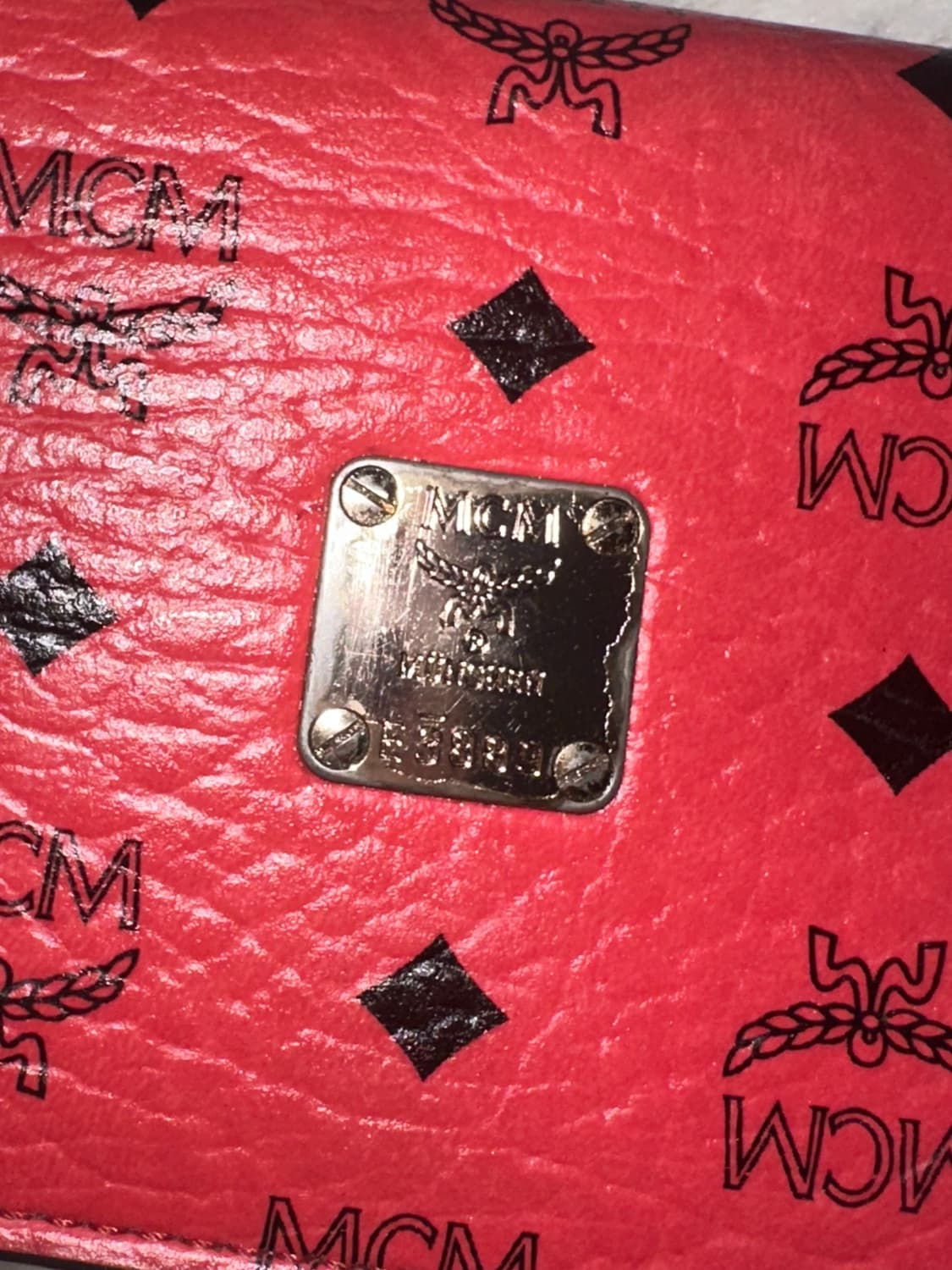 MCM 핑크 반지갑 갸루지갑 상품이미지6