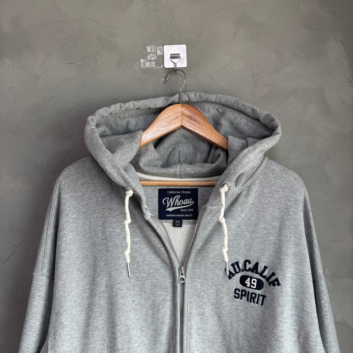 후아유 후드집업 그레이 상품이미지2