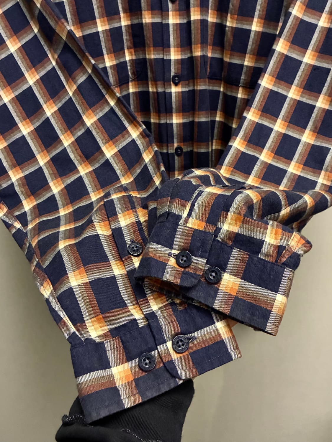 (M~L)파타고니아 오가닉코튼 투포켓 플란넬 체크셔츠 상품이미지4