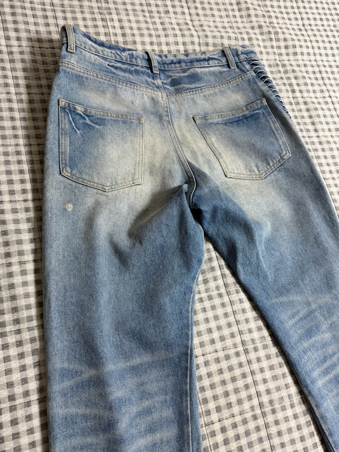 (M) 마틴로즈 절개 데님 팬츠  상품이미지5
