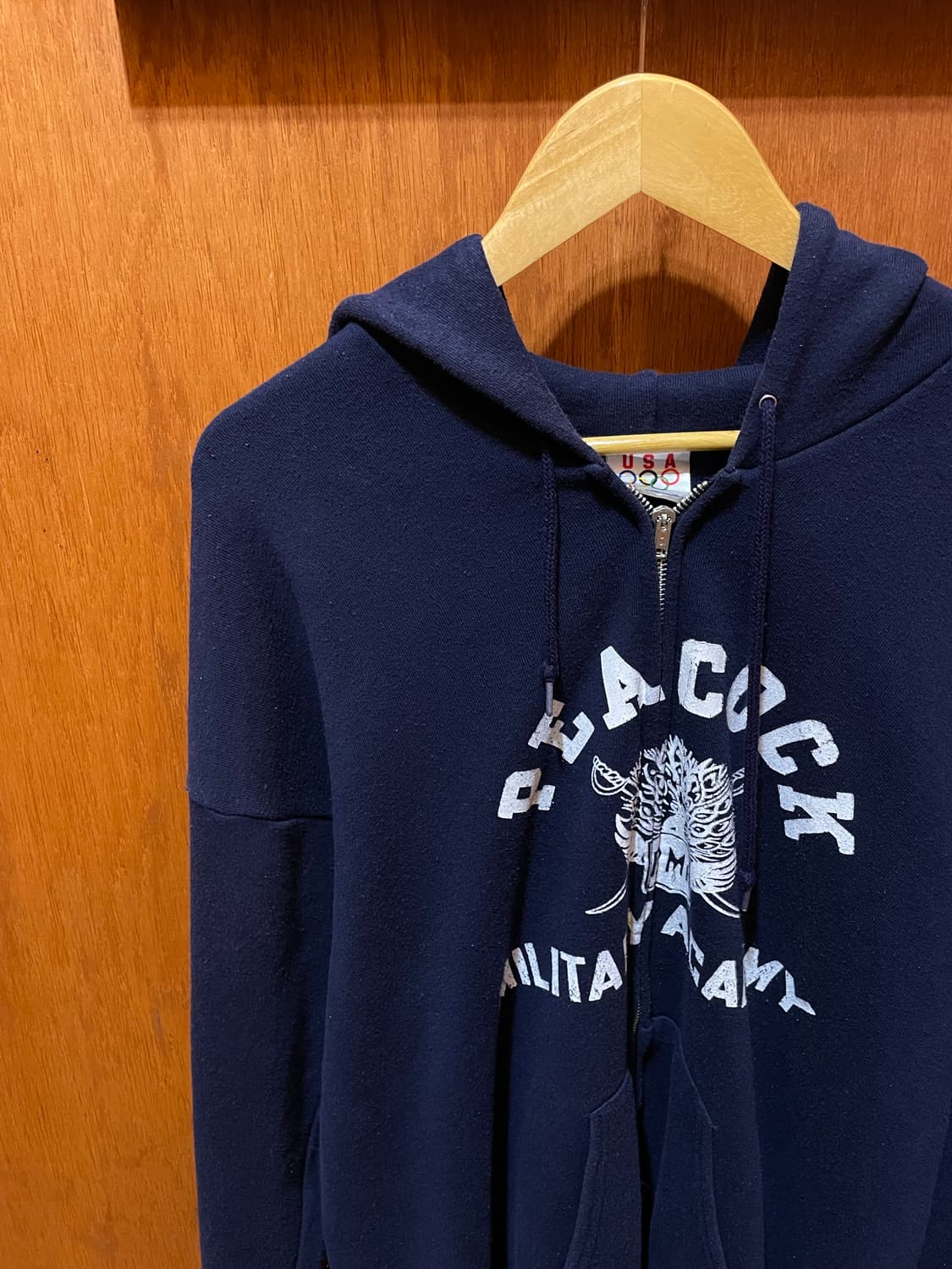 (XL) 90s USA 아메리칸 빈티지 밀리터리 프린팅 후드집업 상품이미지3