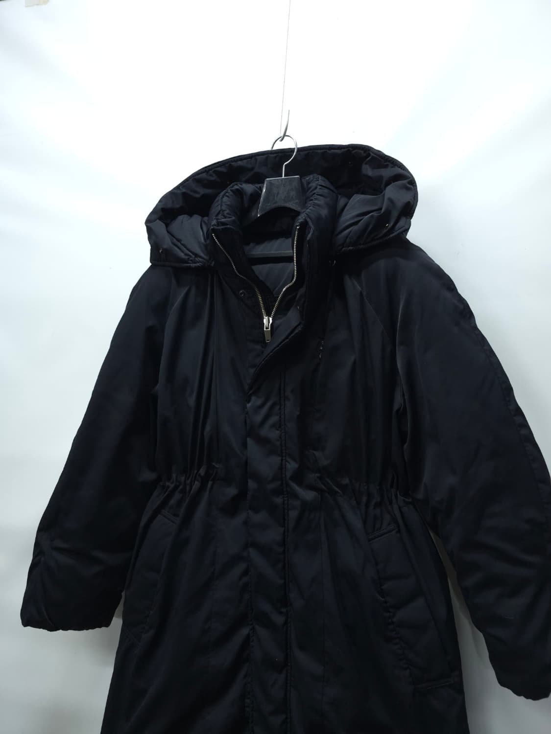 지오송지오 여성 후드 구스다운 롱 패딩 점퍼 (허리 스트링 조절) 상품이미지5