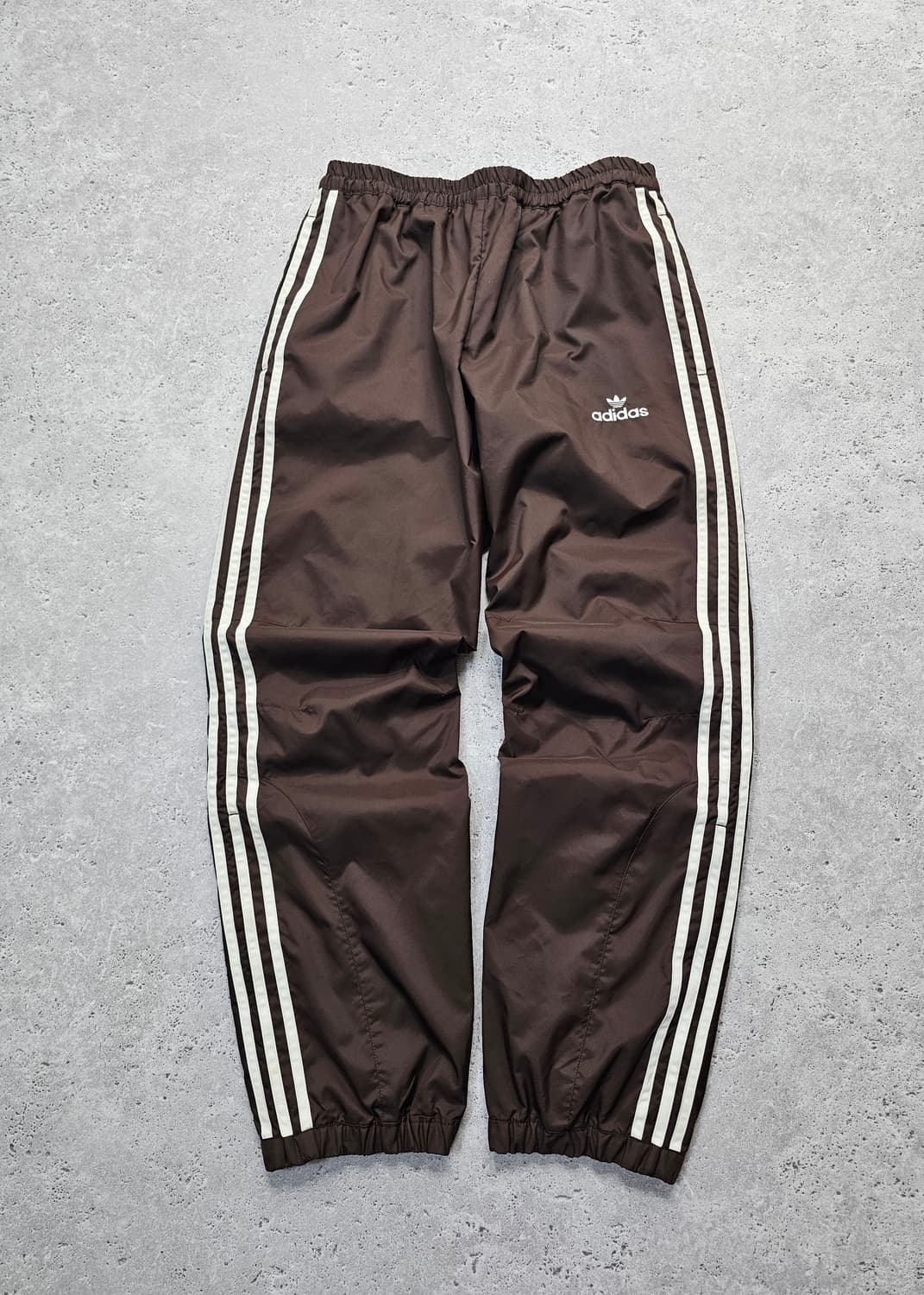 대장 아디다스 삼선 브라운 트랙팬츠 바람막이 바지 상품이미지2