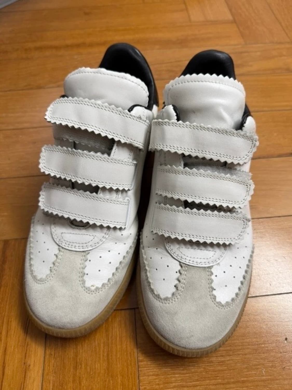 이자벨마랑 베스 벨크로 스니커즈 37 화이트 상품이미지1