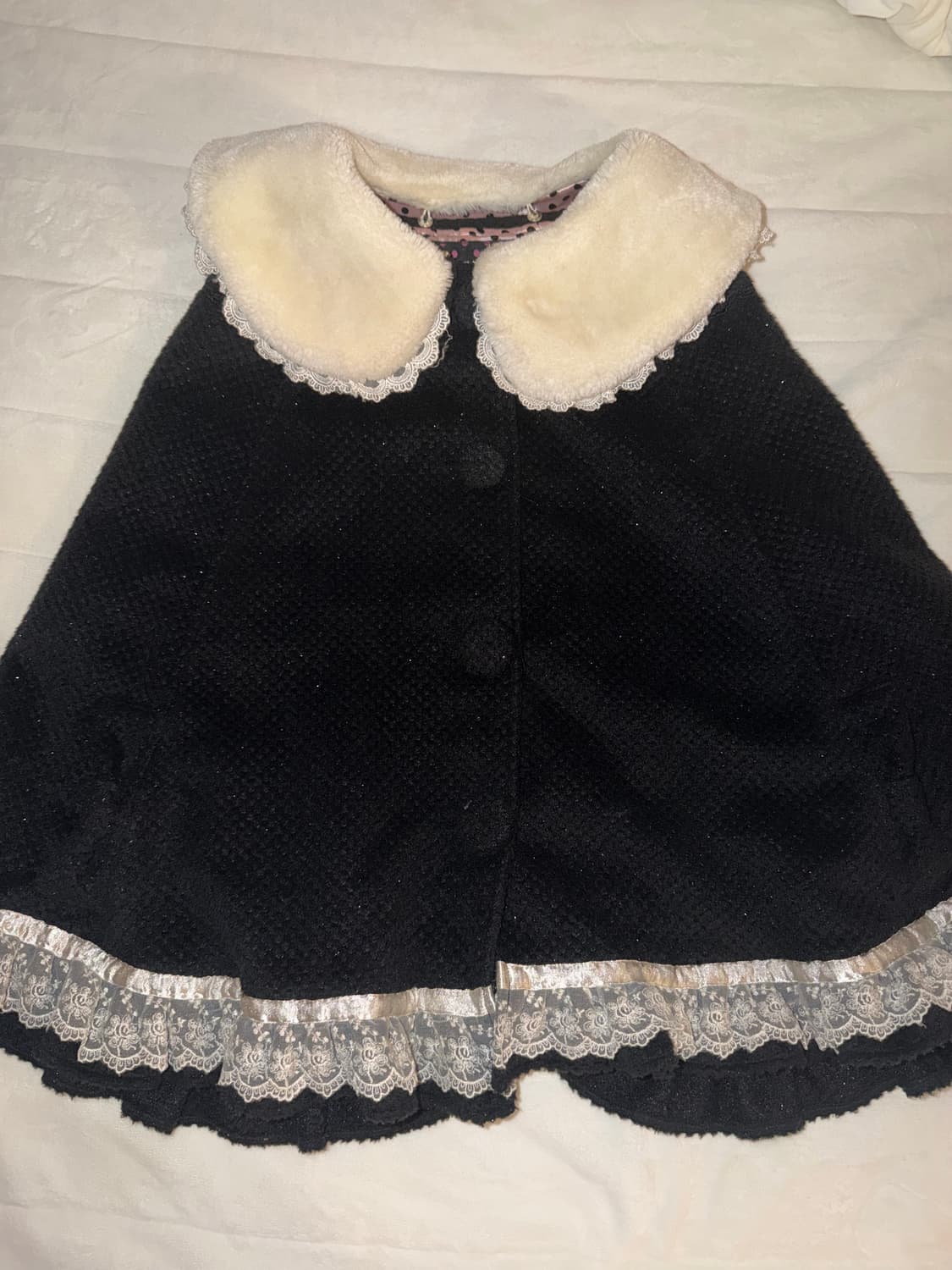 리즈리사 트랄라라 트라라 판쵸 망토 케이프 코트 갸루 히메 빈티지  상품이미지1