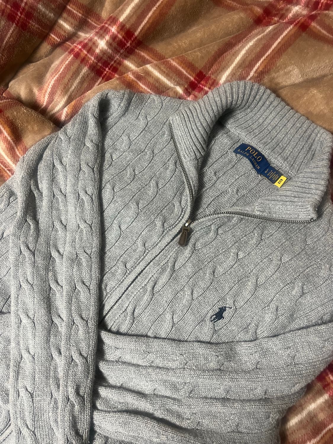 (경부선 신세계 구매)폴로 랄프로렌 니트 집업L 상품이미지1