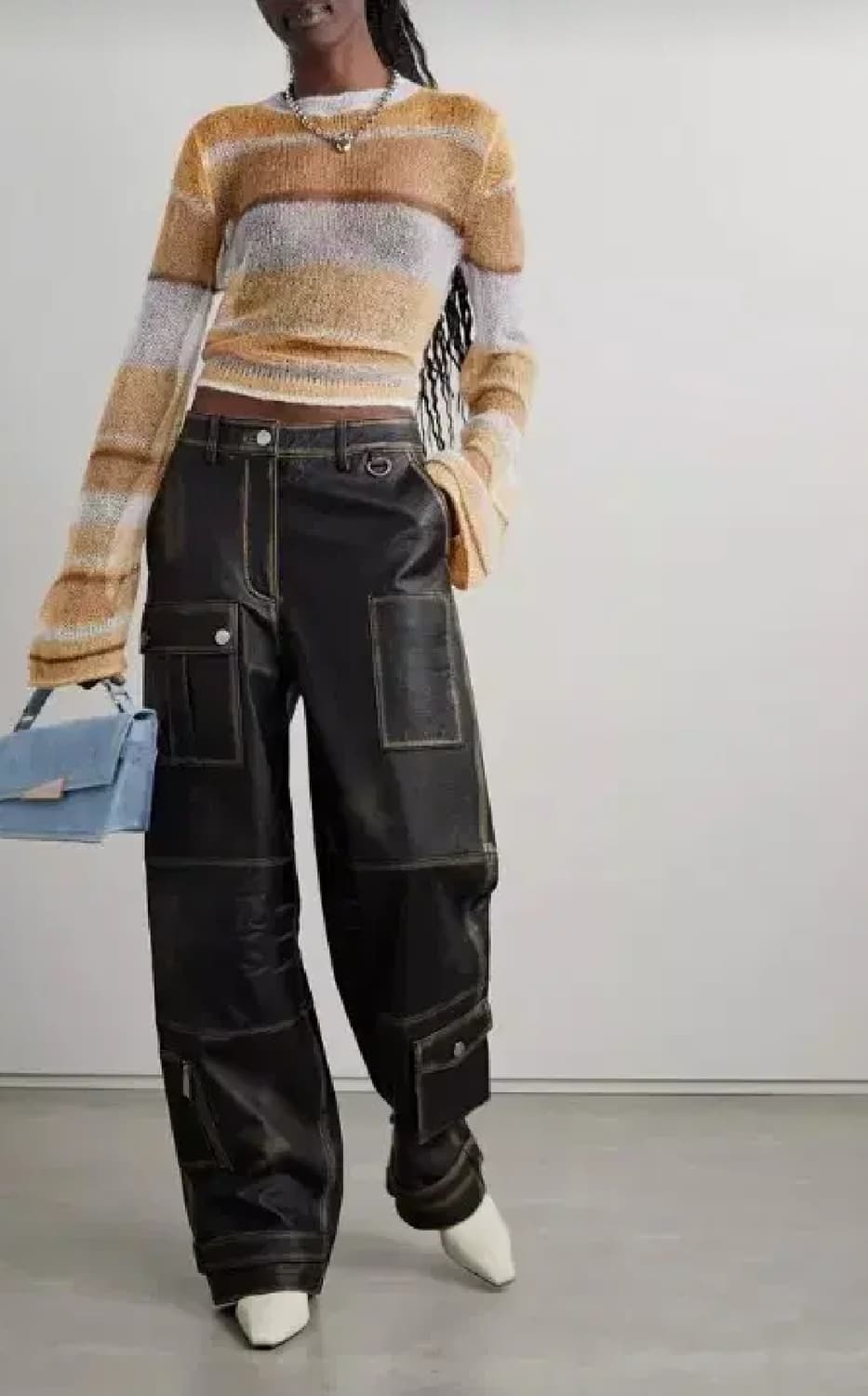 정품 새제품 아크네스튜디오 여리여리 얇은 시스루 니트 m사이즈 상품이미지4