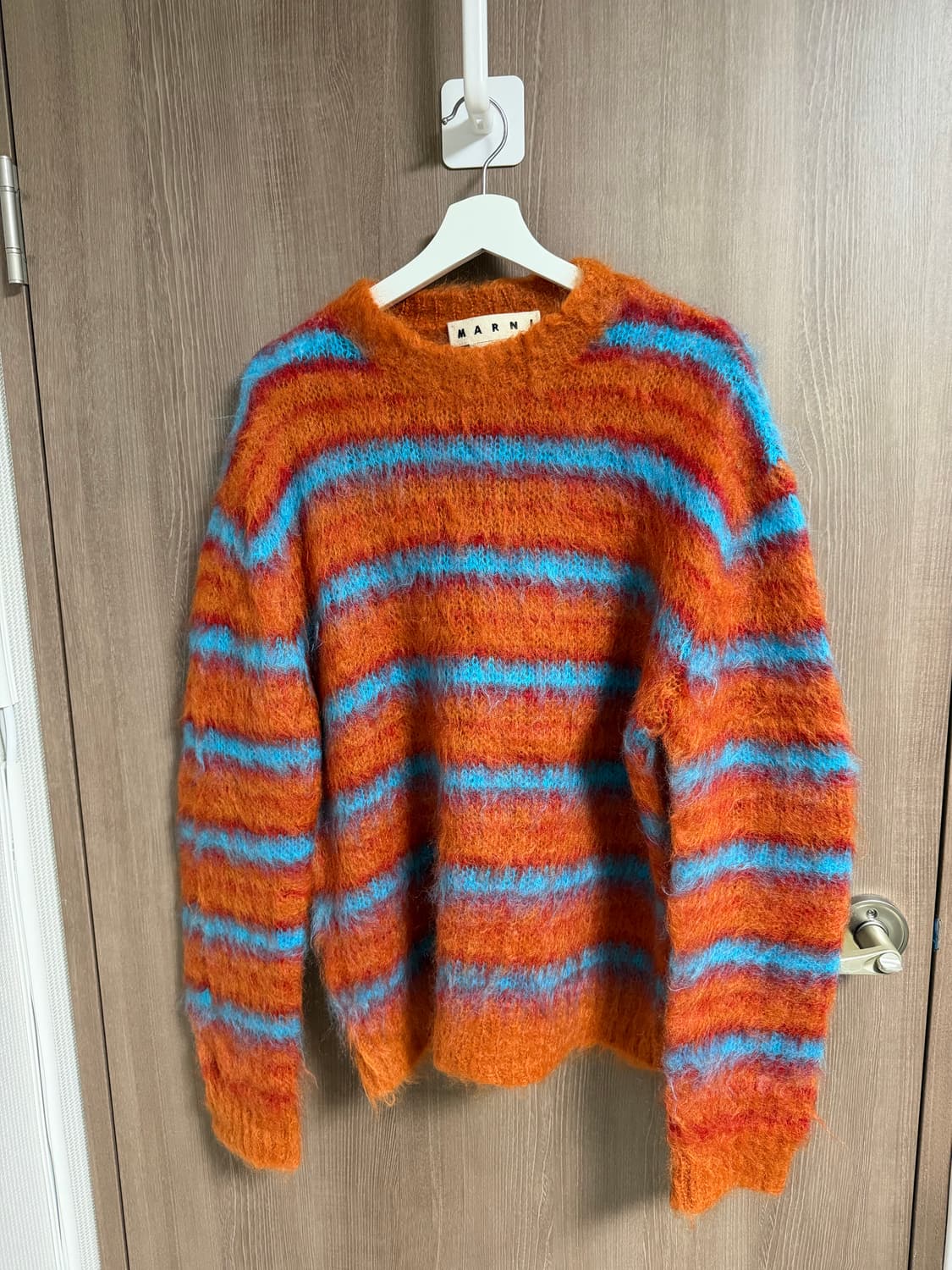 [46/M] 마르니 스트라이프 모헤어 니트 상품이미지1