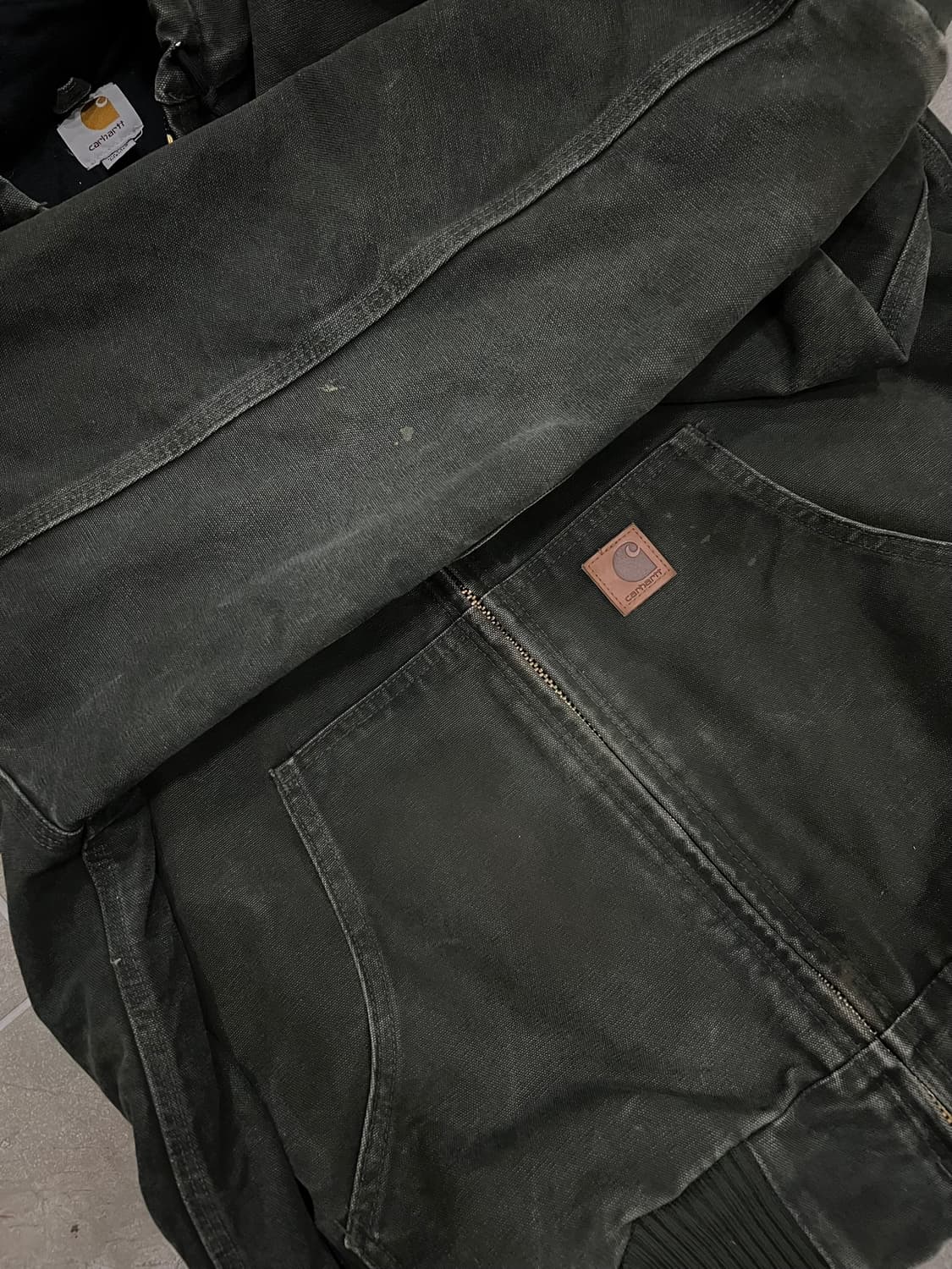 (L) 칼하트 후드 덕 액티브 자켓 J130 MOS 모스그린 상품이미지8