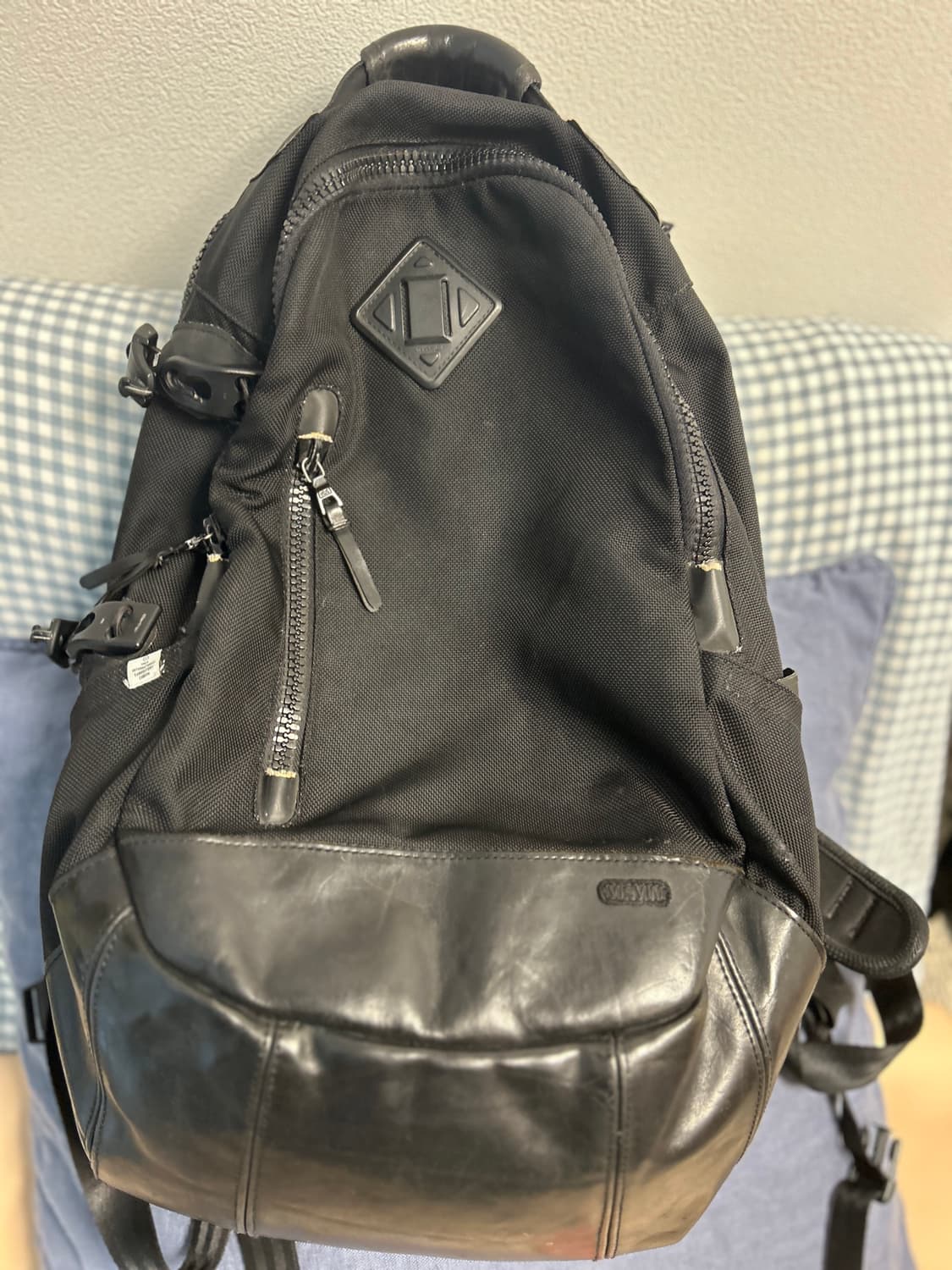VISVIM 올드비즈빔 올블랙 소가죽 발리스틱백팩 20L 상품이미지1