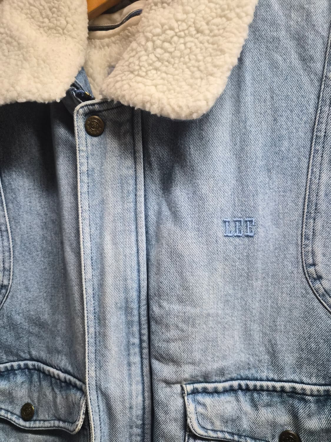 105) LEE 80년대 쉐르파 데님 자켓 팝니다 상품이미지3