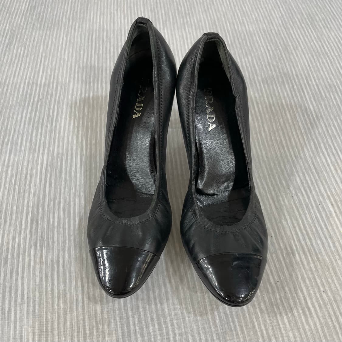 PRADA 프라다 캡토 펌프스 힐 EU37.5 상품이미지2