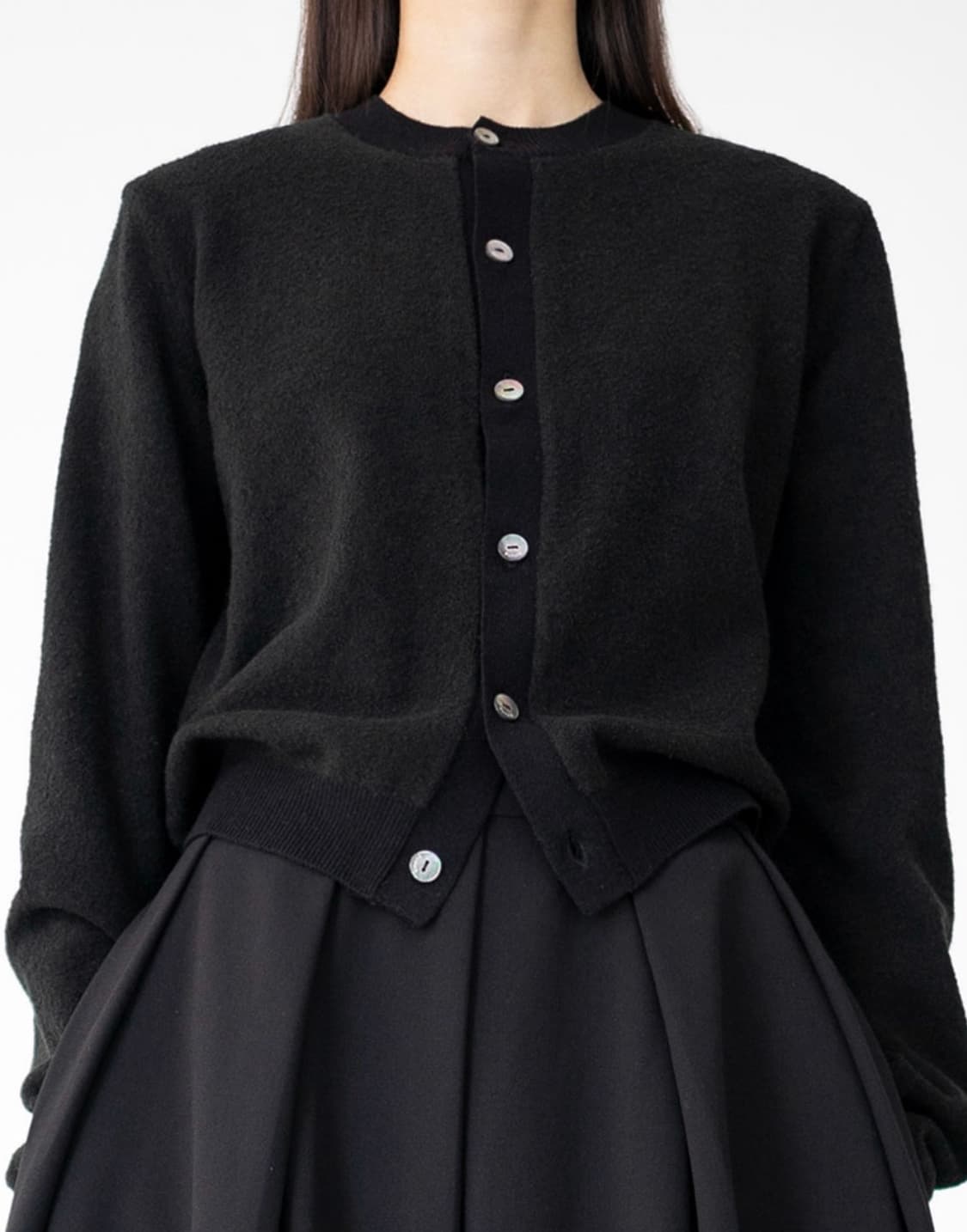 유노이아 라운드 니트 가디건 상품이미지3