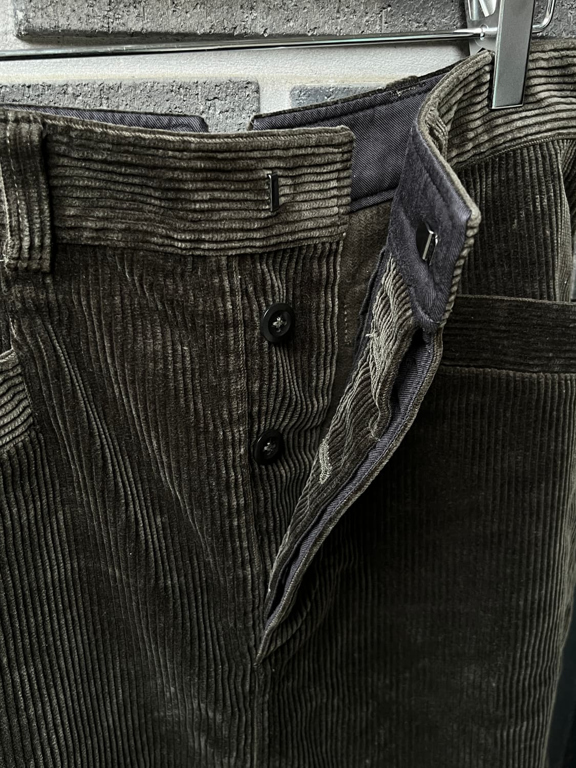 MHLmargarethowell 마가렛호웰 코듀로이 스커트 다크그린 상품이미지8