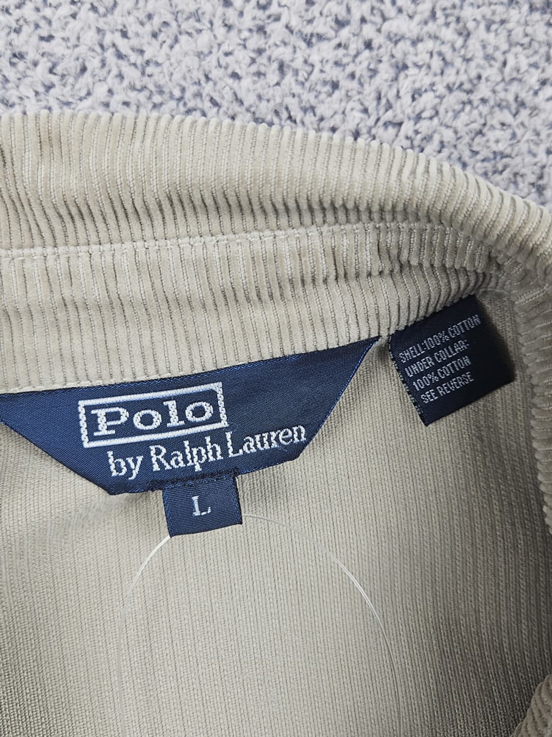 90's 폴로랄프로렌 코듀로이 스윙탑 블루종 자켓 ( L )/ 10300 상품이미지8